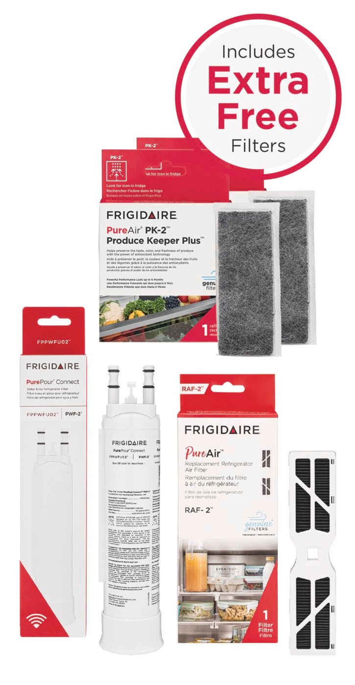 22 Cu. Ft. Counter-Depth 4-Door French Door Refrigerator with Free Additional Filter Kit GRMC2273CDC1