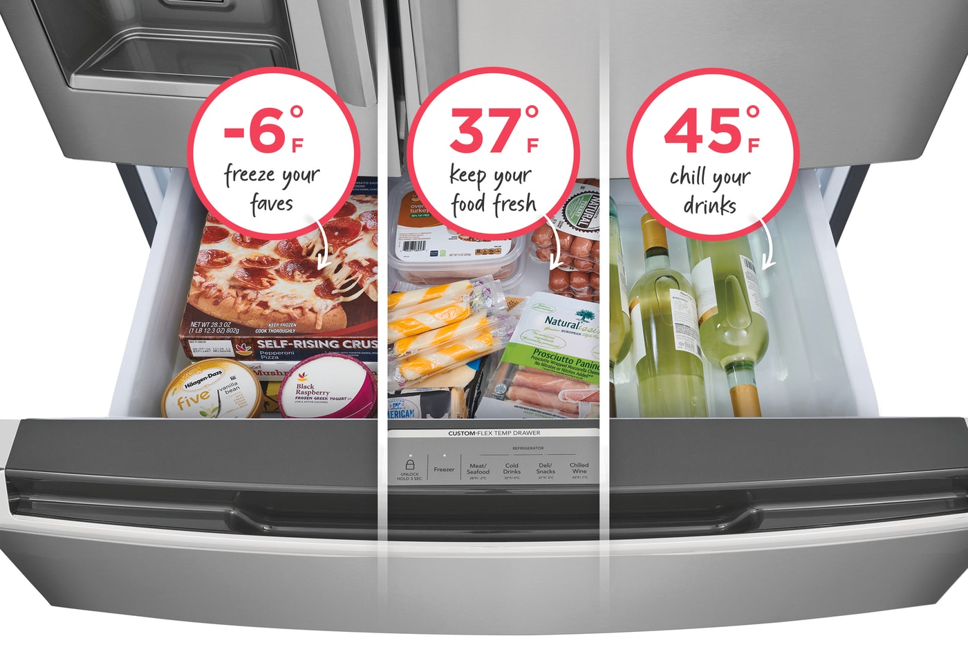 22 Cu. Ft. Counter-Depth 4-Door French Door Refrigerator with Free Additional Filter Kit GRMC2273CDC1