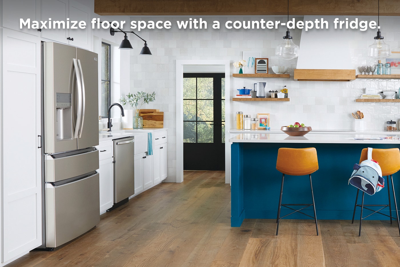 22 Cu. Ft. Counter-Depth 4-Door French Door Refrigerator with Free Additional Filter Kit GRMC2273CDC1