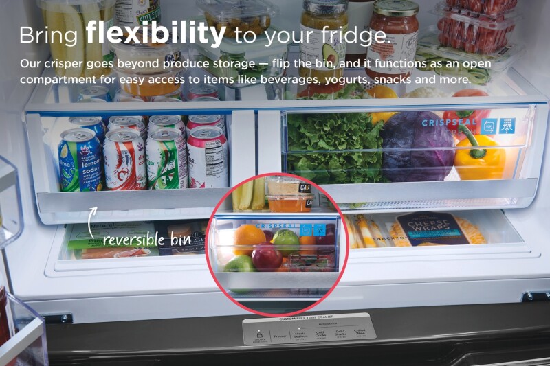 22 Cu. Ft. Counter-Depth 4-Door French Door Refrigerator view 4