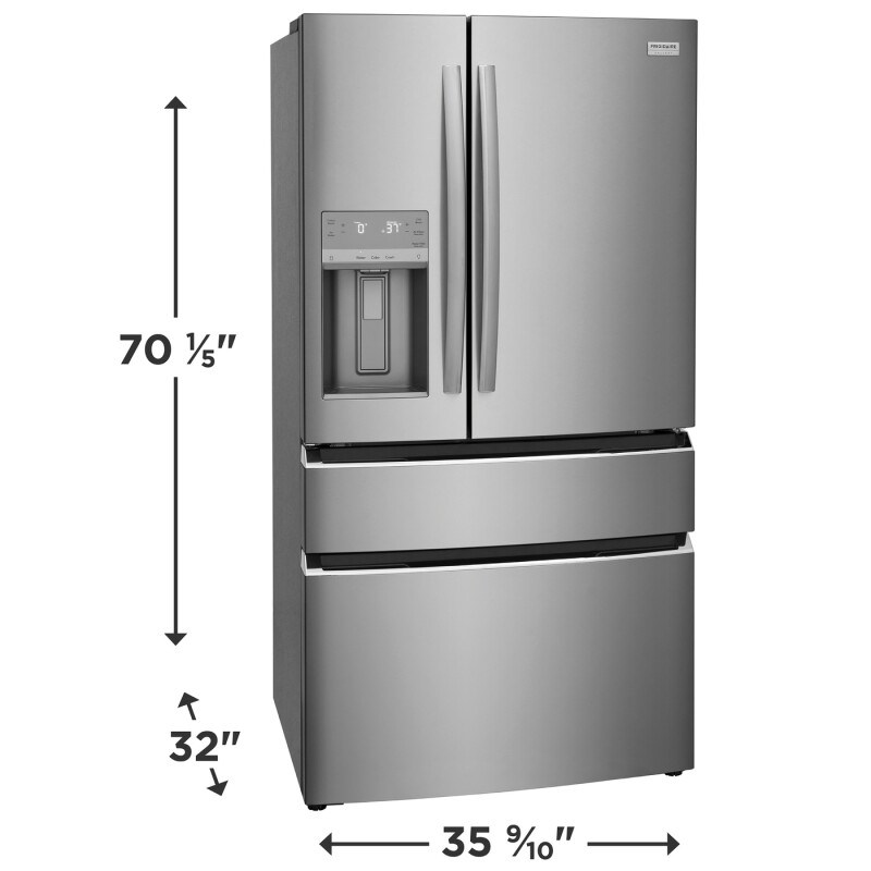 22 Cu. Ft. Counter-Depth 4-Door French Door Refrigerator with Free Additional Filter Kit GRMC2273CFC1