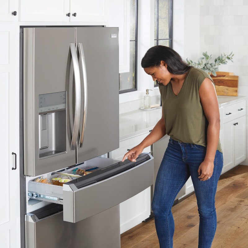 22 Cu. Ft. Counter-Depth 4-Door French Door Refrigerator with Free Additional Filter Kit GRMC2273CFC1