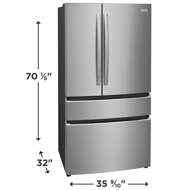 22 Cu. Ft. Counter-Depth 4-Door French Door Refrigerator view 2