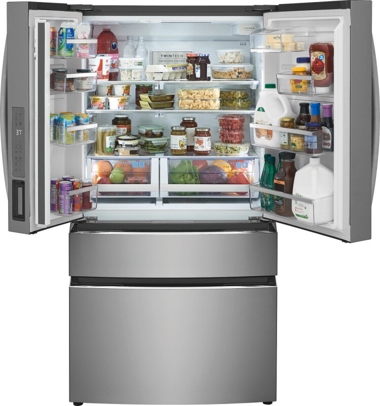 27 Cu. Ft. Standard-Depth 4-Door French Door Refrigerator view 3
