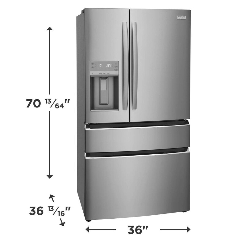 26 Cu. Ft. Standard-Depth 4-Door French Door Refrigerator view 15
