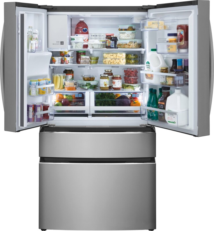 26 Cu. Ft. Standard-Depth 4-Door French Door Refrigerator view 3