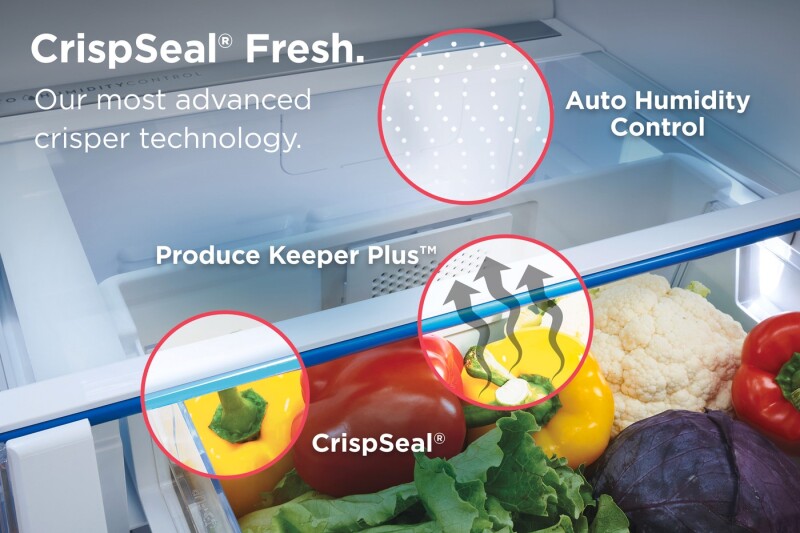 26 Cu. Ft. Standard-Depth 4-Door French Door Refrigerator view 6