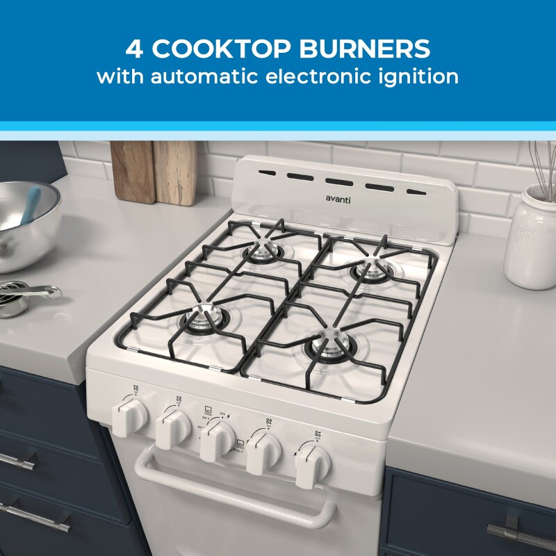Avanti 20" Gas Range Oven view 3