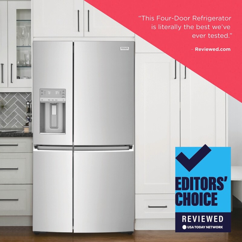 22 Cu. Ft. Counter-Depth 4-Door Refrigerator with Free Additional Filter Kit GRQC2255BFC2