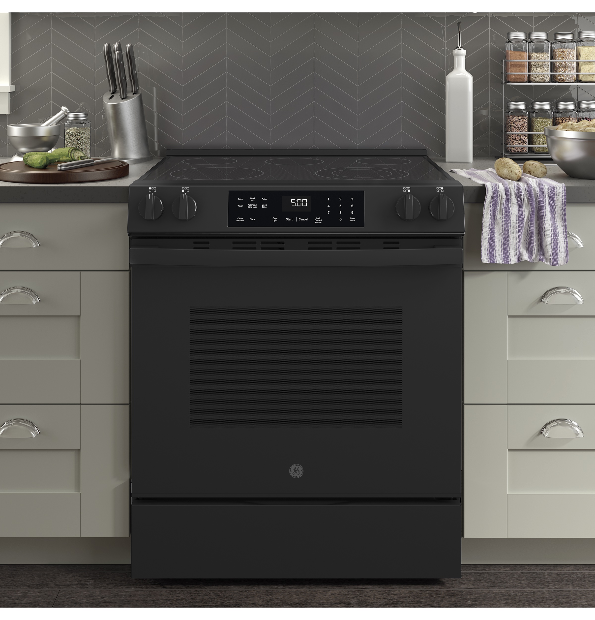 30" Slide-In Electric Range with Crisp Mode view 21