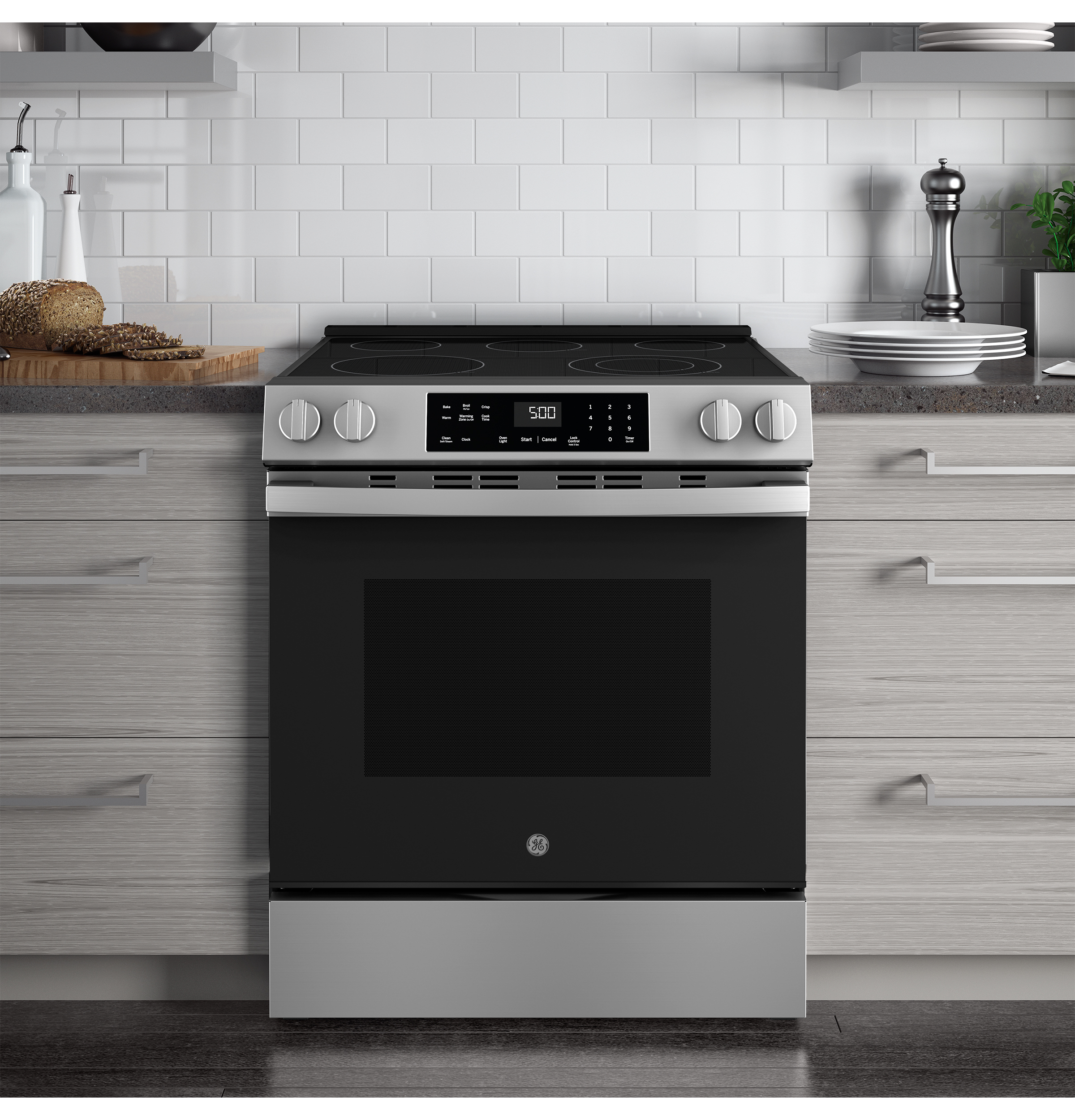 30" Slide-In Electric Range with Crisp Mode view 5
