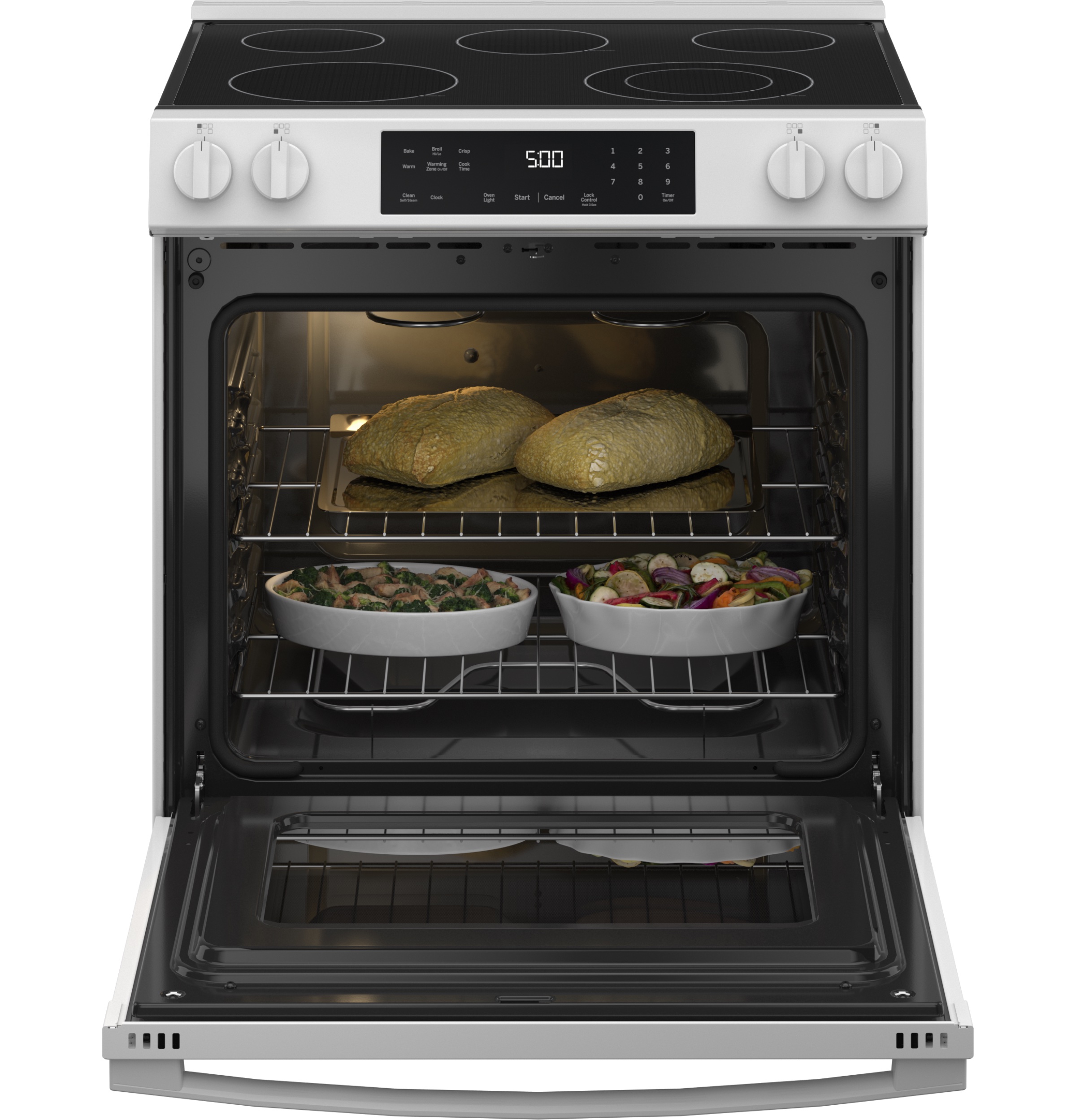 30" Slide-In Electric Range with Crisp Mode view 23