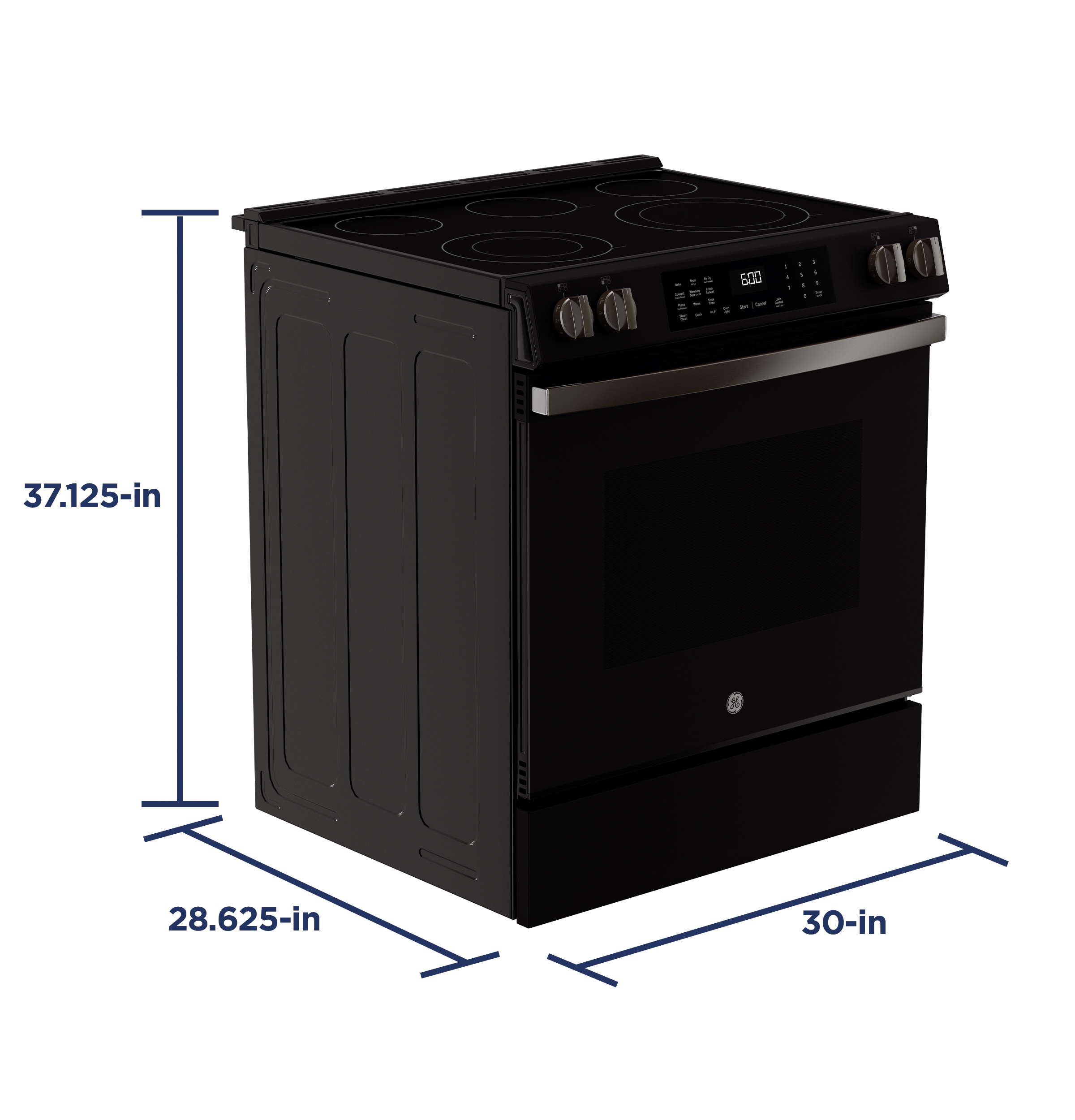 30" Slide-In Electric Convection Range with No Preheat Air Fry and EasyWash Oven Tray view 15