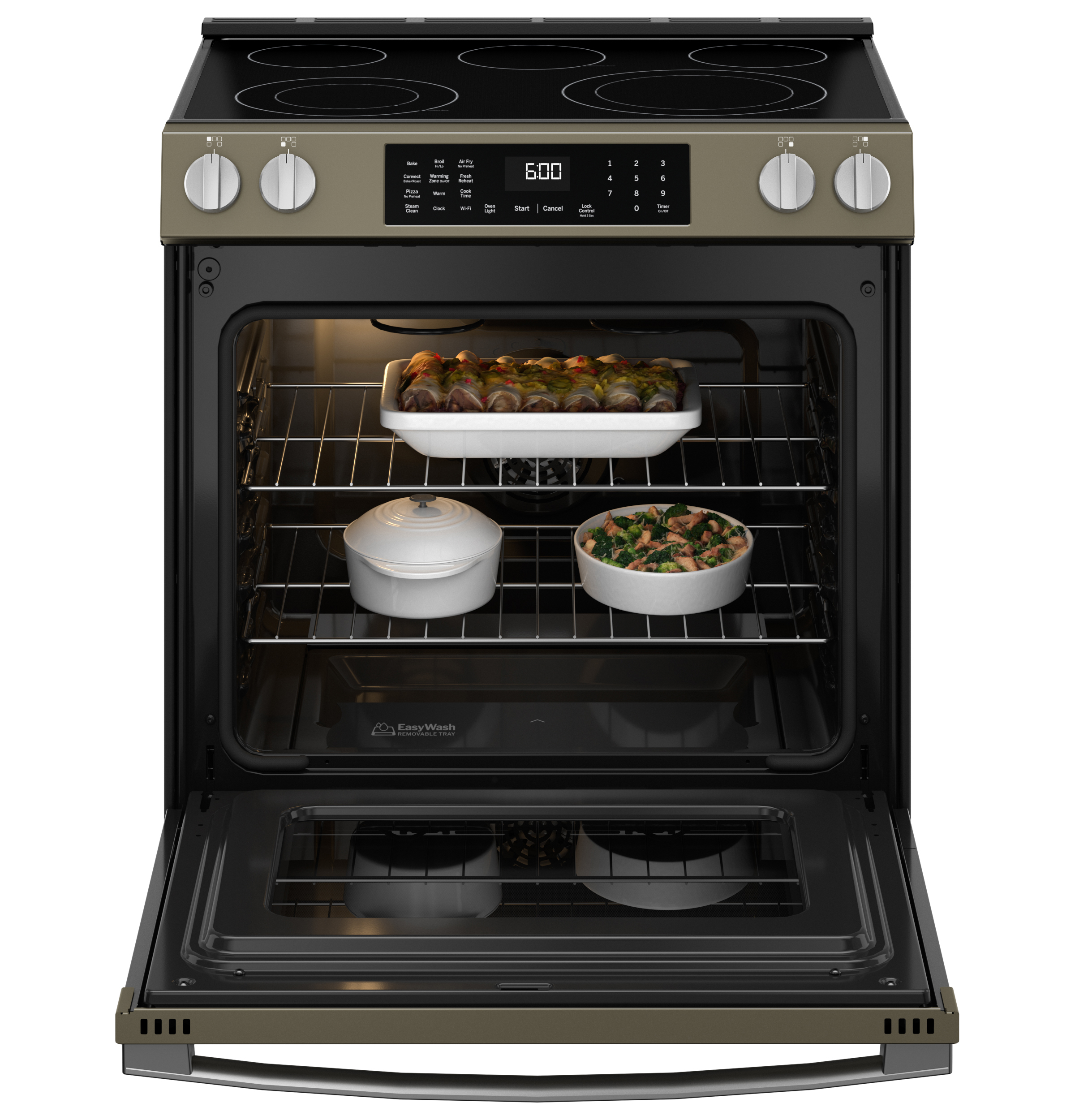 30" Slide-In Electric Convection Range with No Preheat Air Fry and EasyWash Oven Tray view 22