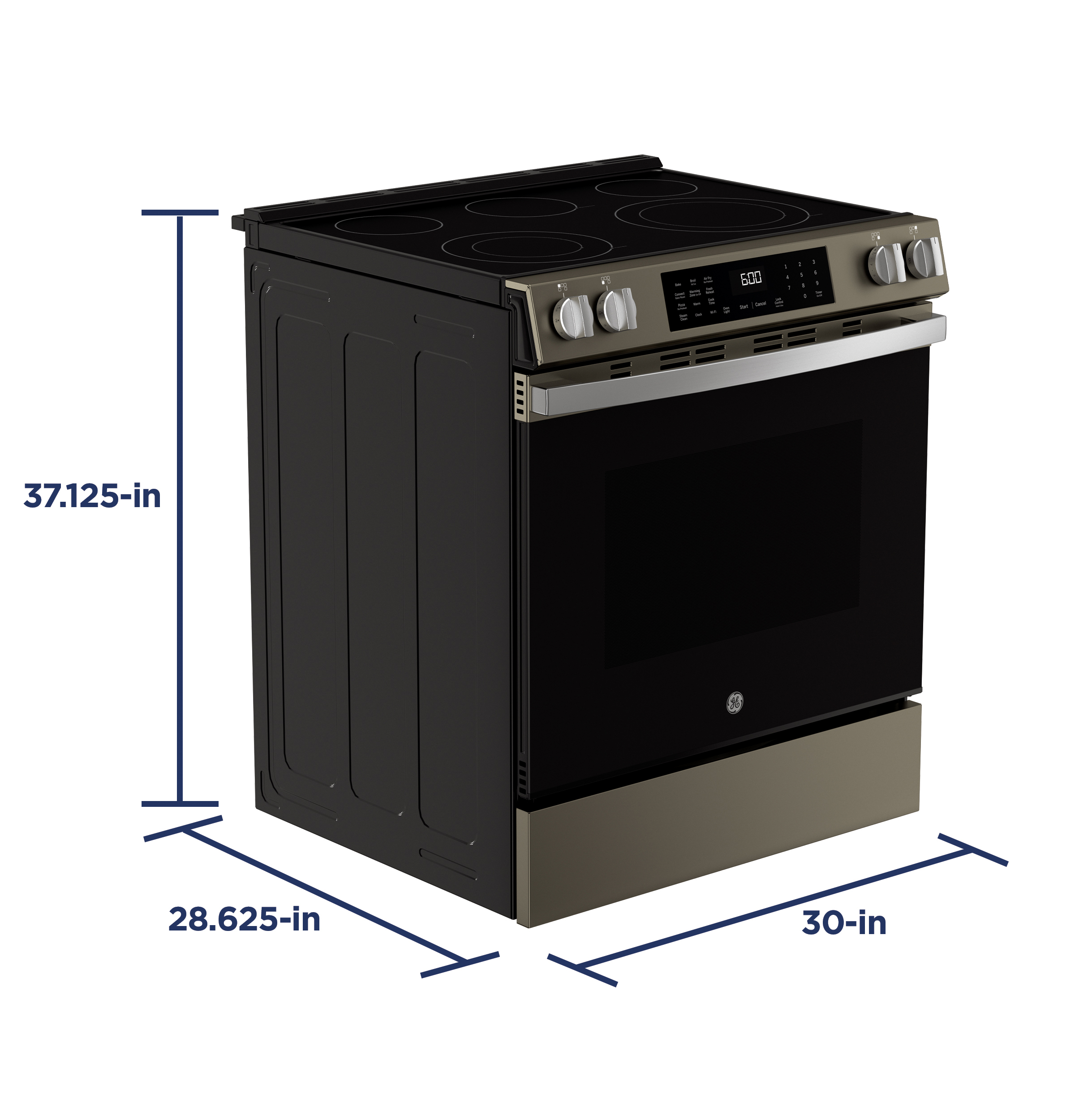 30" Slide-In Electric Convection Range with No Preheat Air Fry and EasyWash Oven Tray view 15
