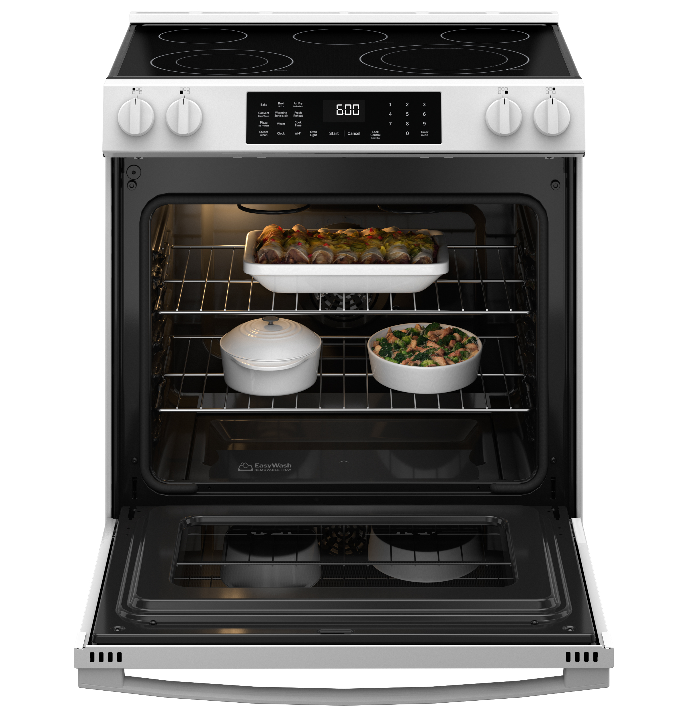 30" Slide-In Electric Convection Range with No Preheat Air Fry and EasyWash Oven Tray view 22