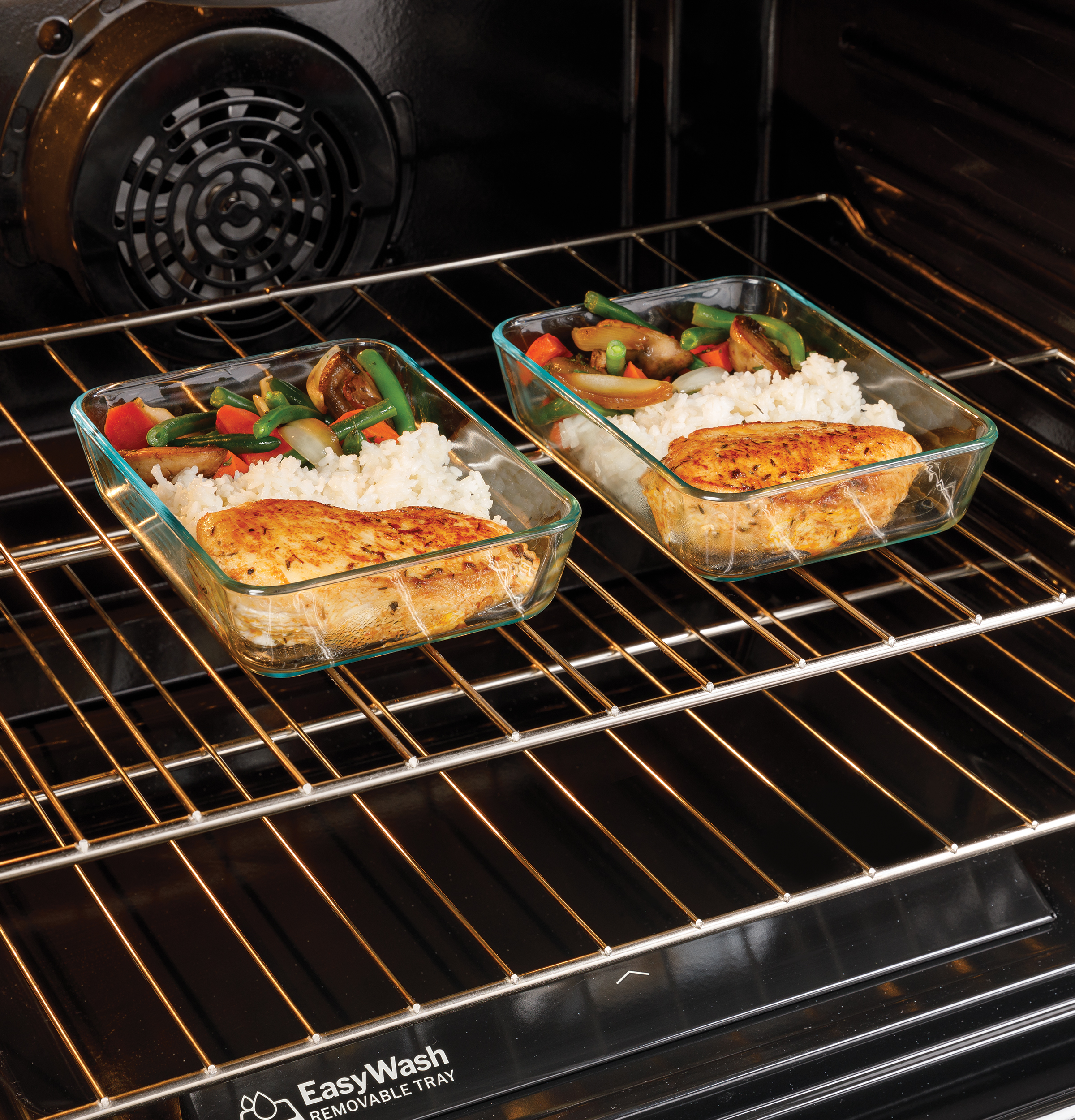 30" Slide-In Electric Convection Range with No Preheat Air Fry and EasyWash Oven Tray view 34