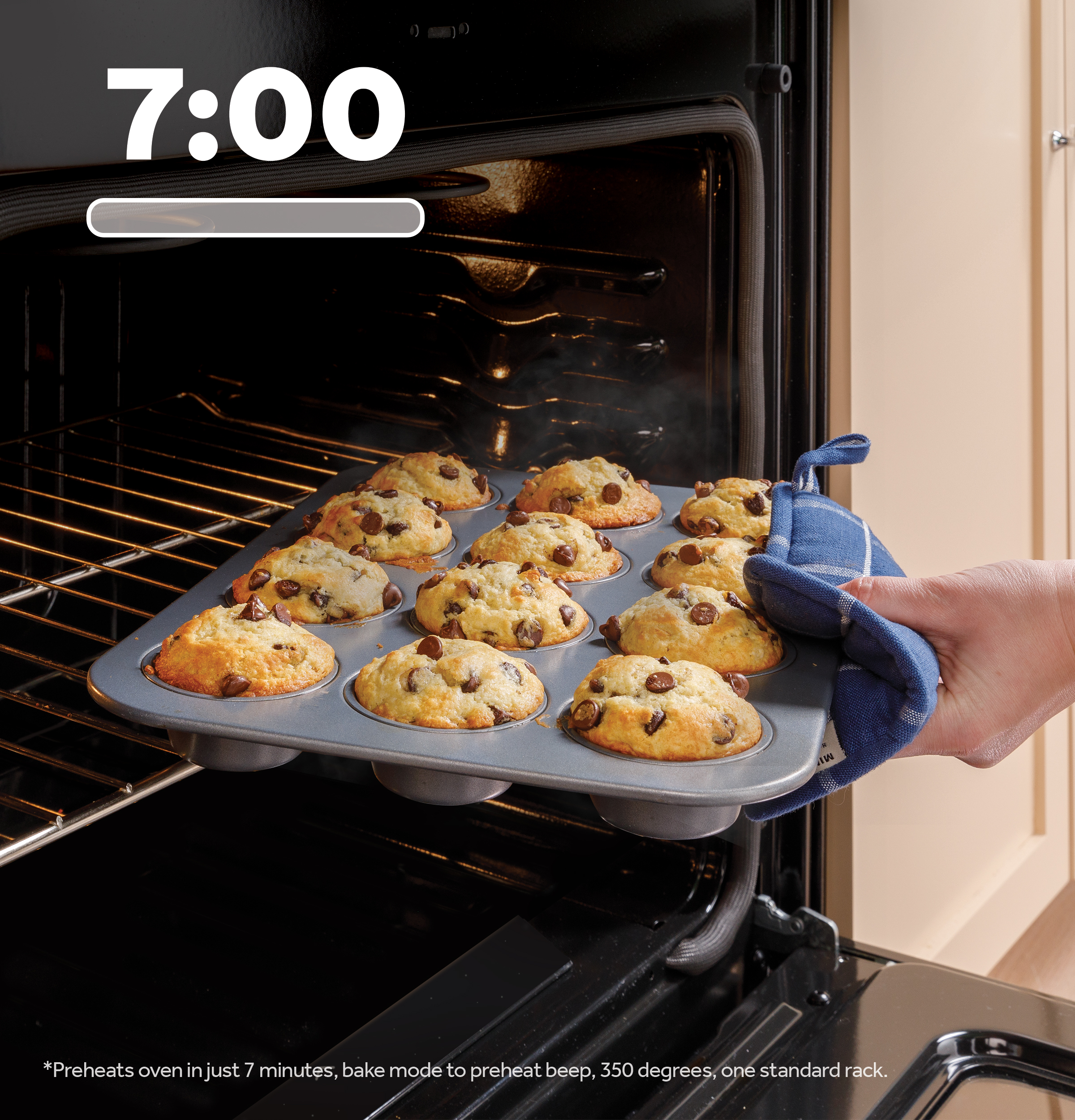 30" Slide-In Electric Convection Range with No Preheat Air Fry and EasyWash Oven Tray view 18
