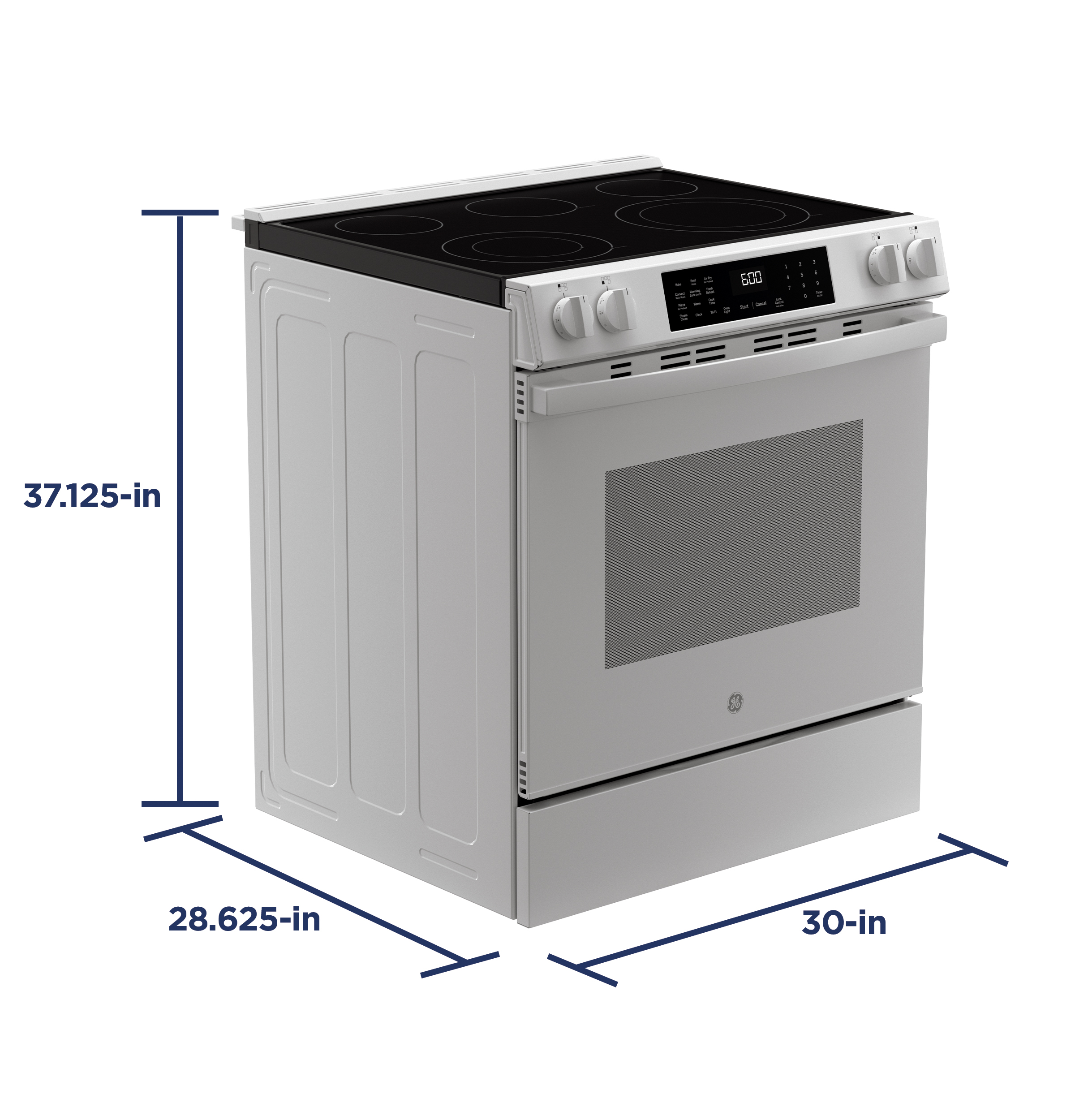 30" Slide-In Electric Convection Range with No Preheat Air Fry and EasyWash Oven Tray view 15