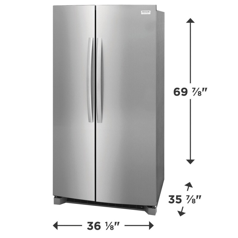 26 Cu. Ft. 36" Standard-Depth Side-by-Side Refrigerator view 2