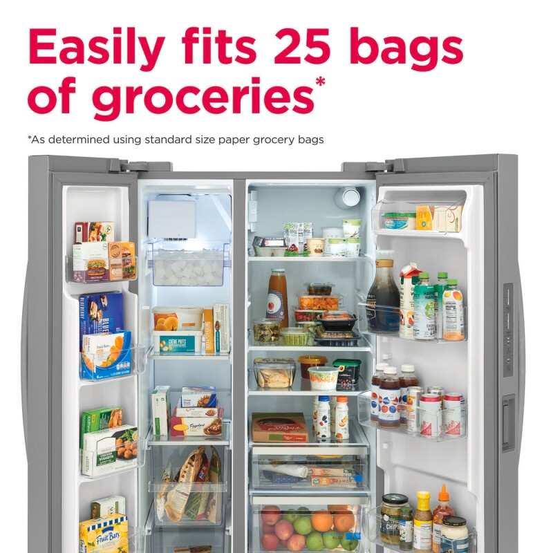 26 Cu. Ft. 36" Standard-Depth Side-by-Side Refrigerator view 4