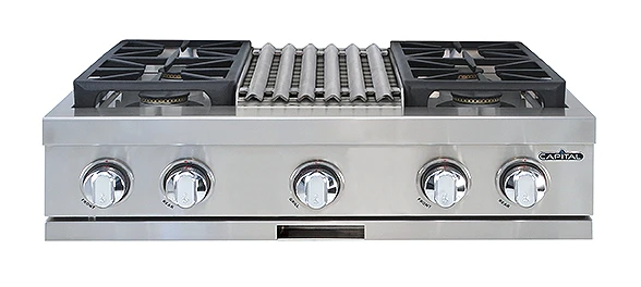 30″ Rangetop 2 Sealed Burners / Bbq / 2 Sealed Burners LP GRT302B2L
