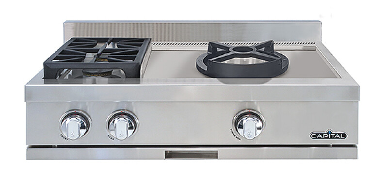 24″ and 30″ Rangetops Burners with Open Wok LP GRT302CW2L