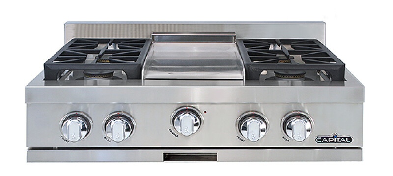 24″ and 30″ Rangetops Burners / Griddle / 2 Burners NG GRT302G22N