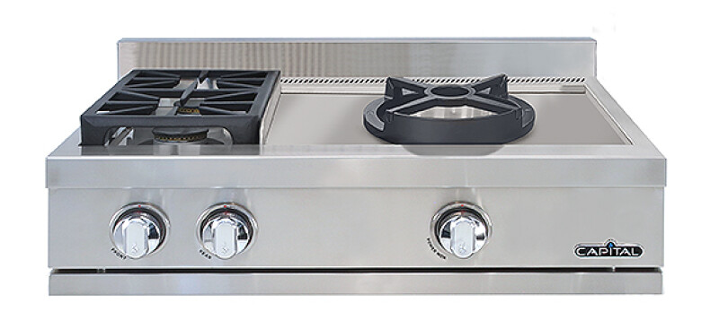 24″ and 30″ Rangetops Burners with Sealed Wok LP GRT302W2L