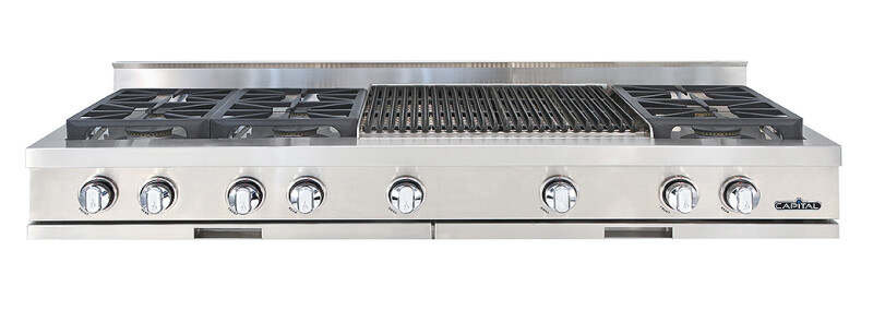 60″ Rangetop 4 Sealed Burners / 24″ Grill / 2 Sealed Burners LP GRT604BB2L