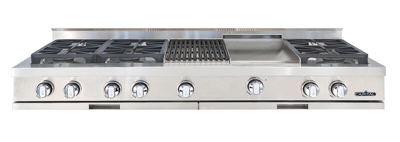 60″ Rangetop 4 Sealed Burners / Grill / Griddle / 2 Sealed Burners LP GRT604BG2L