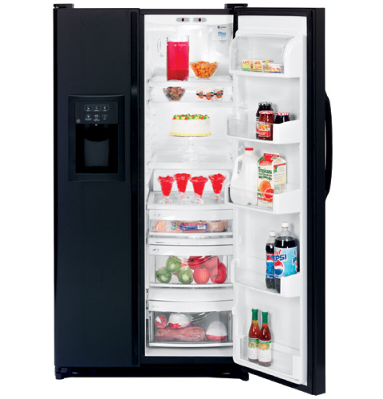 CustomStyle 21.4 Cu. Ft. Side-By-Side Refrigerator GSC21KGRBB