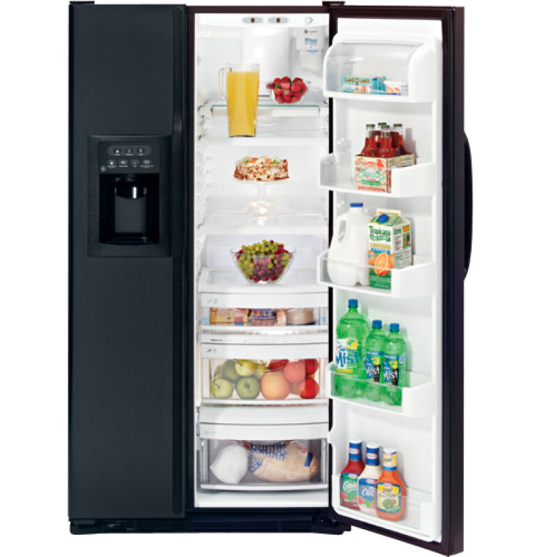 CustomStyle 22.7 Cu. Ft. Side-By-Side Refrigerator GSC23LGQBB