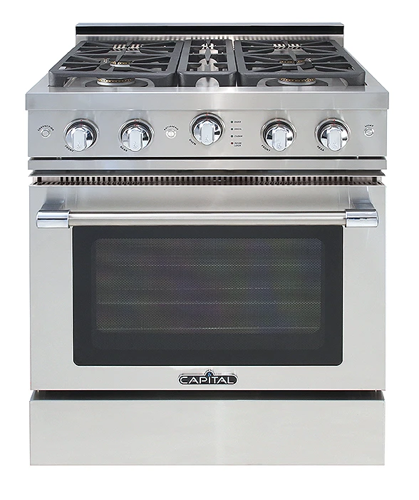 30″ Grand Chef Range 4 Sealed Burners LP GSCR304L