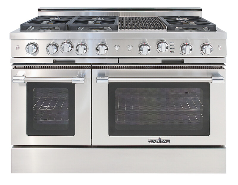 48″ Grand Chef Range 4 Sealed Burners / Grill / 2 Sealed Burners NG GSCR484B2N