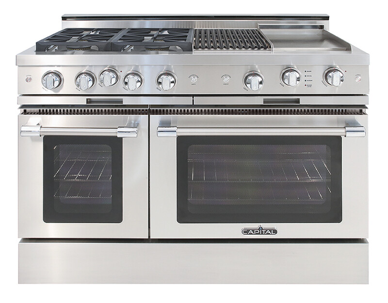 48″ Grand Chef Range 4 Sealed Burners / Grill / Griddle NG GSCR484BGN