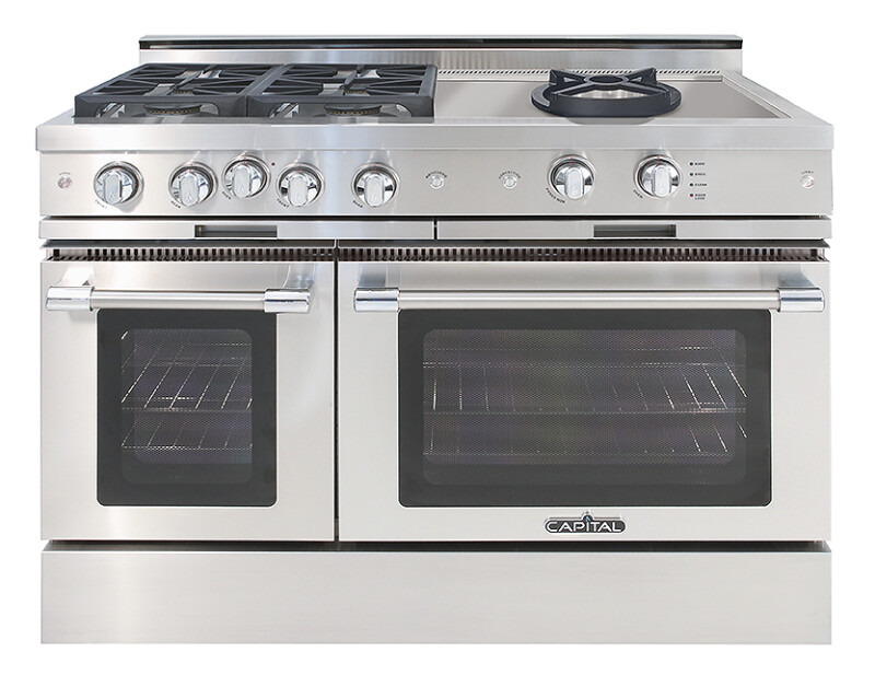 48″ Grand Chef Range 4 Burners / Open Power Wok NG GSCR4CWN
