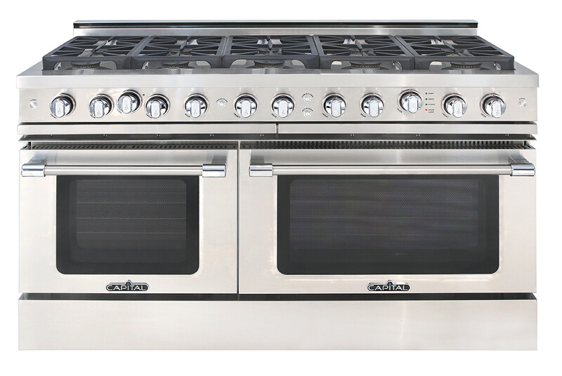 60″ Grand Chef Range 10 Sealed Burners LP GSCR6010L