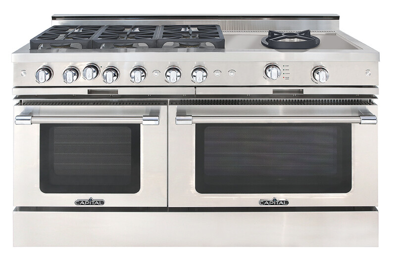 60″ Grand Chef Range 6 Burners / Open Power Wok LP GSCR606CWL
