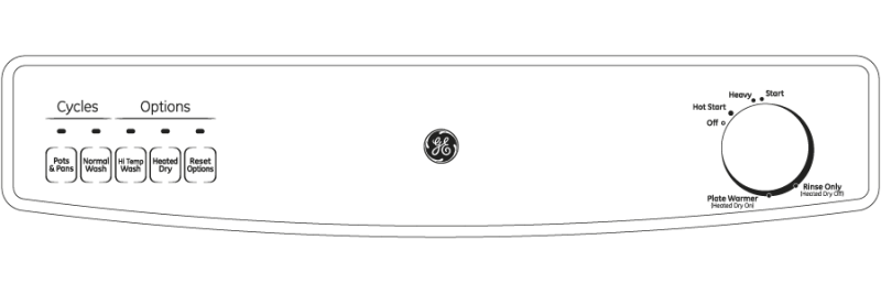 Built-In Dishwasher with Power Cord GSD3301JWW