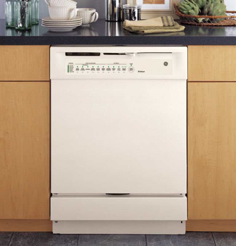 GE Triton Built-In Dishwasher Bisque GSD5900GCC Picture 1
