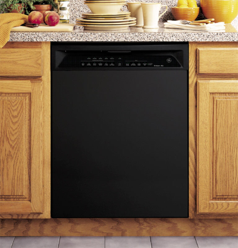 GE Triton XL Built-In Dishwasher Black GSD6700GBB Picture 1