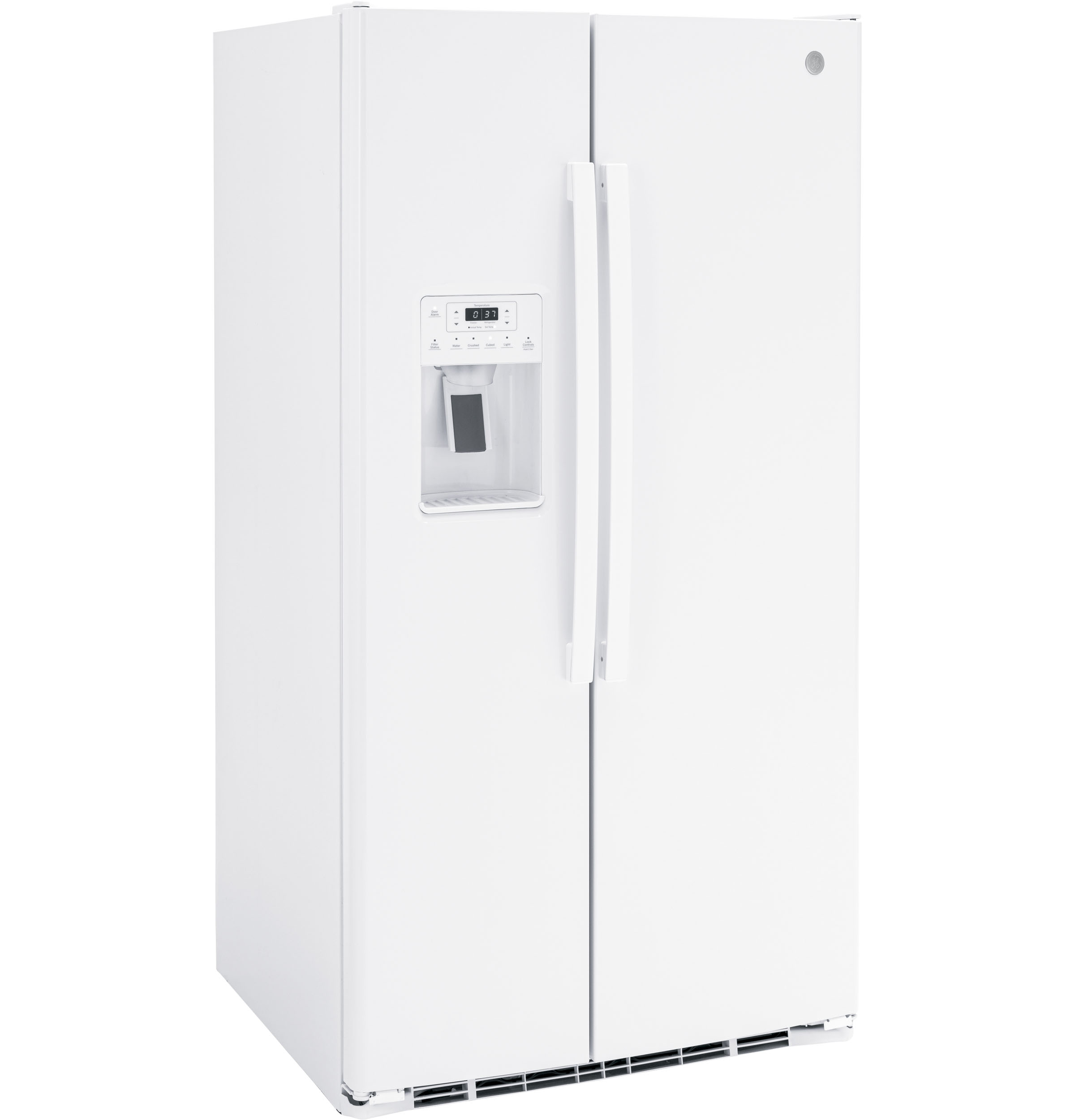 Ge® Energy Star® 25.3 Cu. Ft. Side-by-side Refrigerator GSE25GGPWW