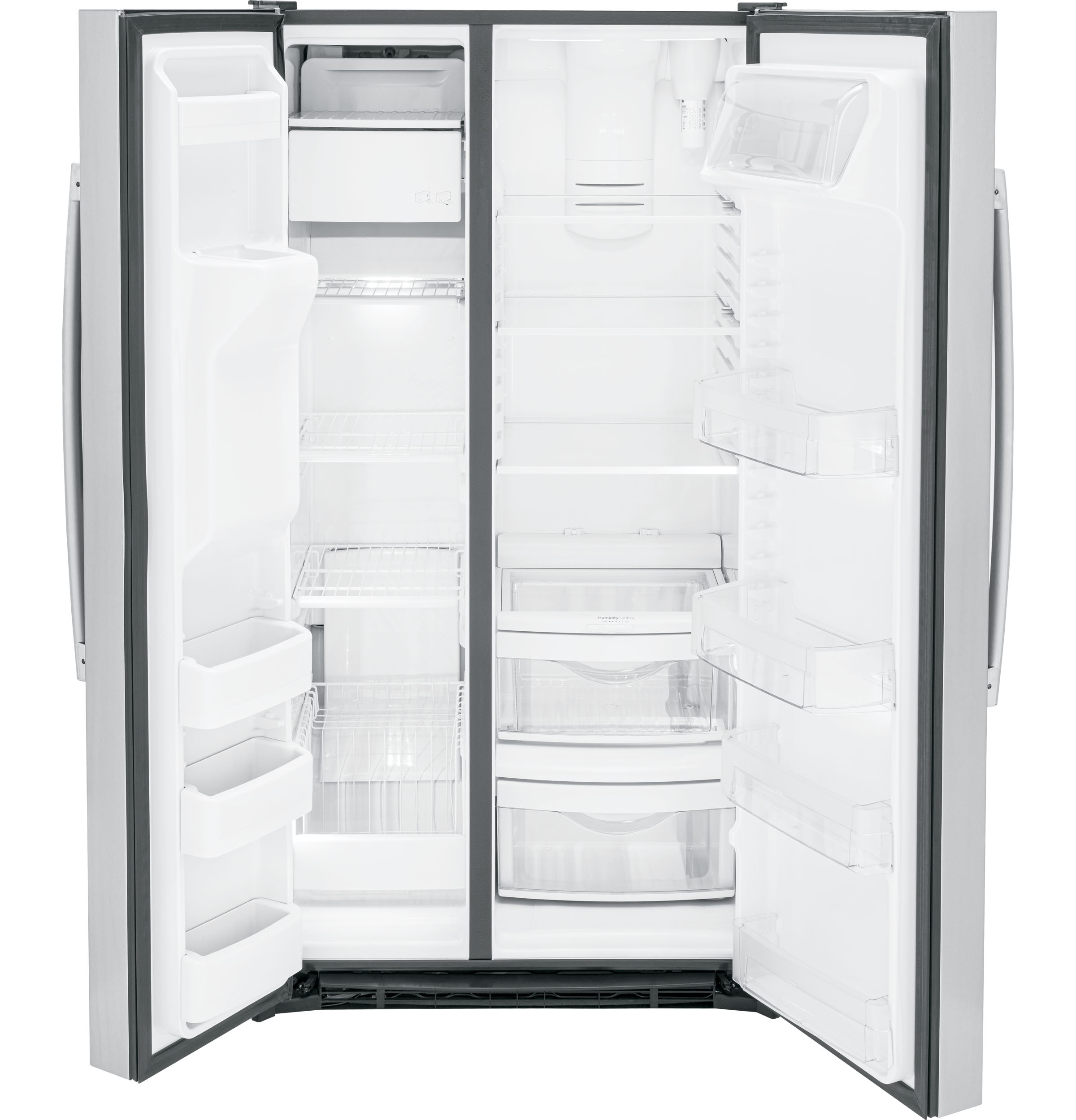 Ge® Energy Star® 25.3 Cu. Ft. Side-by-side Refrigerator GSE25GYPFS