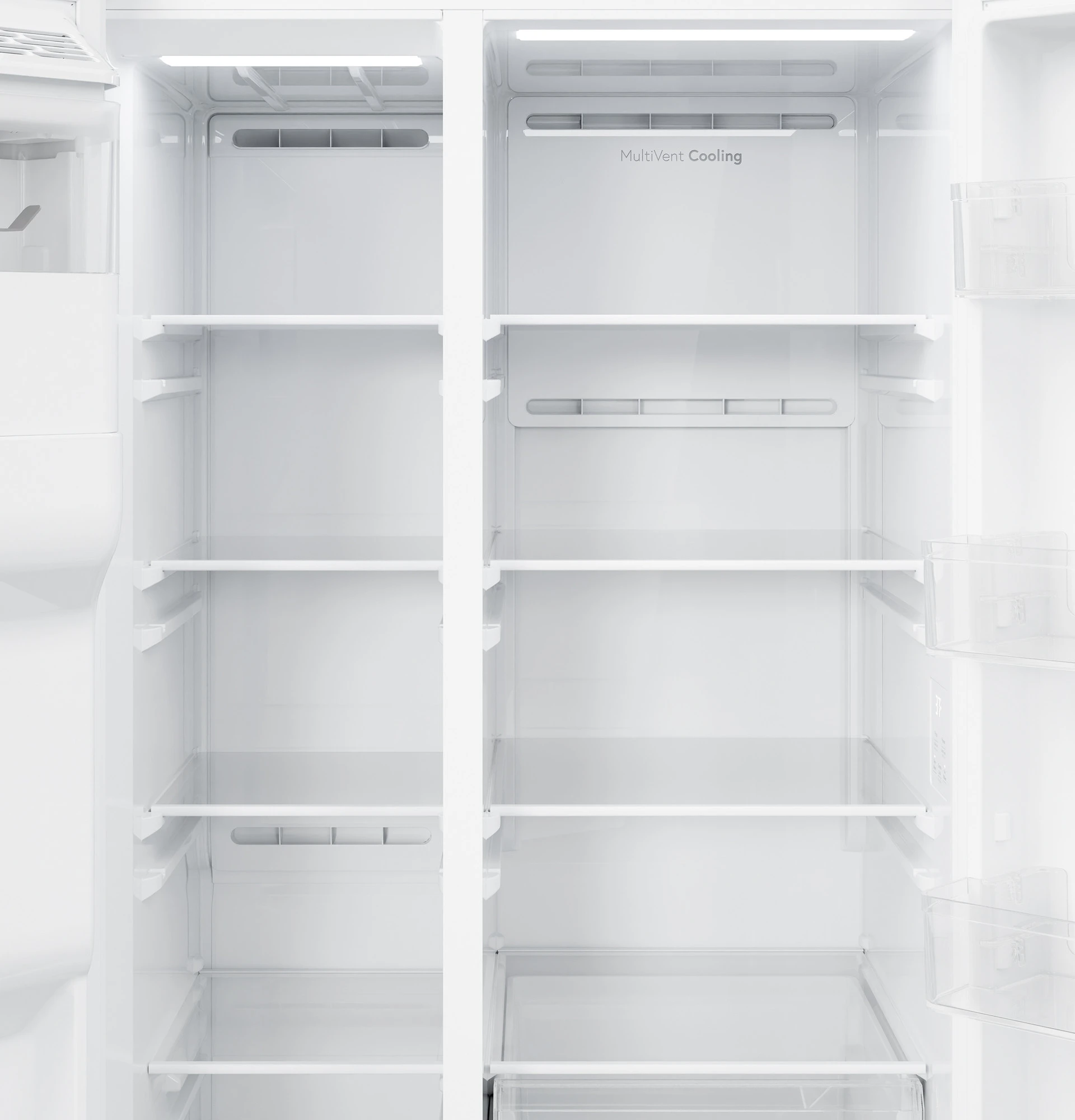 27.9 Cu. Ft. Side-By-Side Refrigerator with Extra Tall Dispenser and In-Door Icemaker GSE28NGYWW