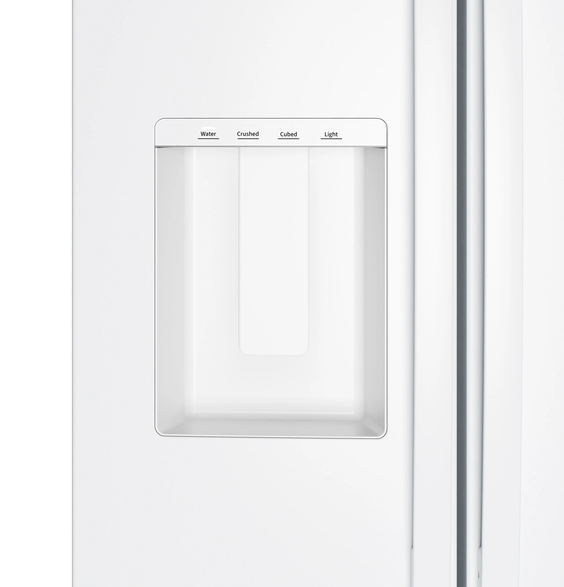 27.9 Cu. Ft. Side-By-Side Refrigerator with Extra Tall Dispenser and In-Door Icemaker GSE28NGYWW