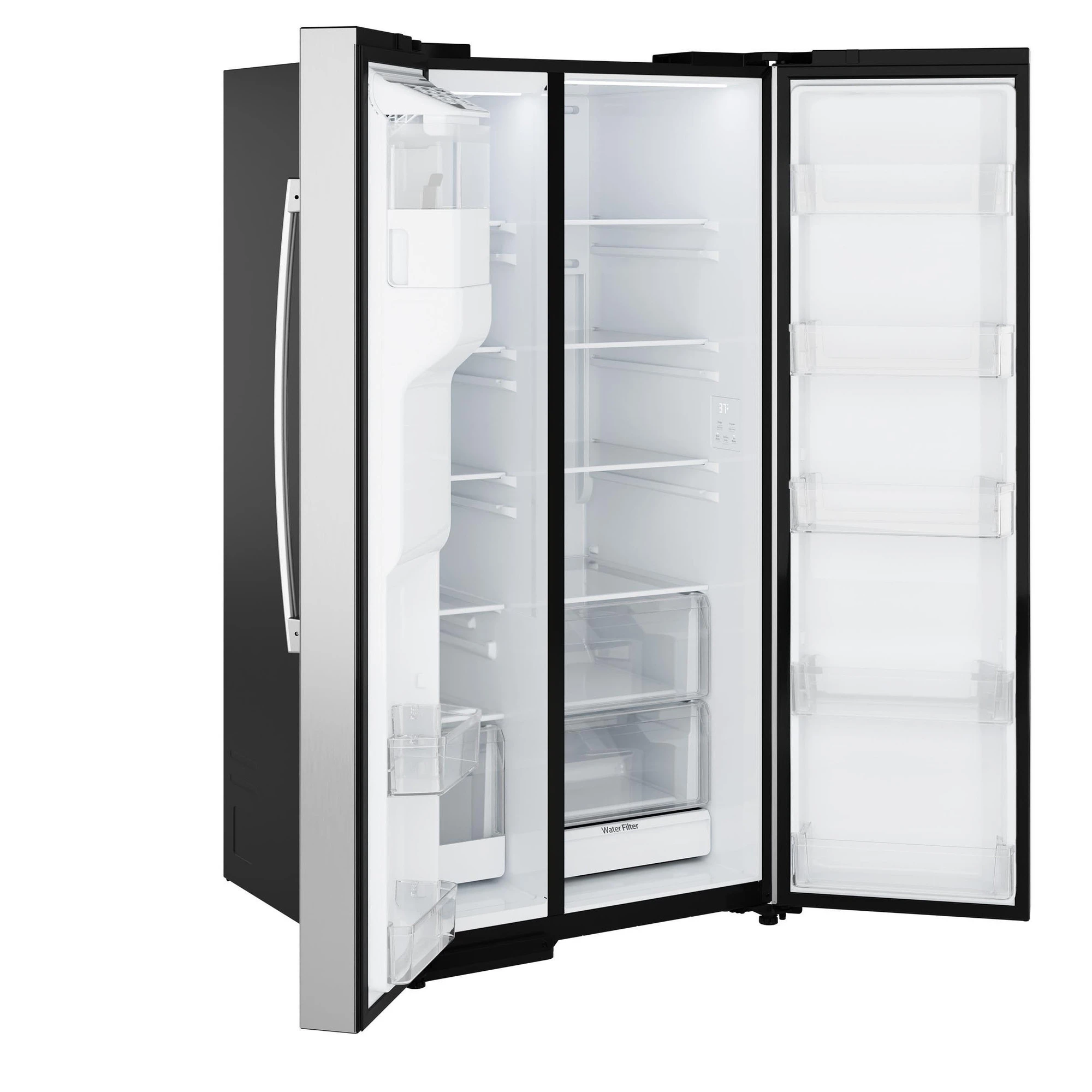 27.9 Cu. Ft. Side-By-Side Refrigerator with Extra Tall Dispenser and In-Door Icemaker GSE28NYYFS