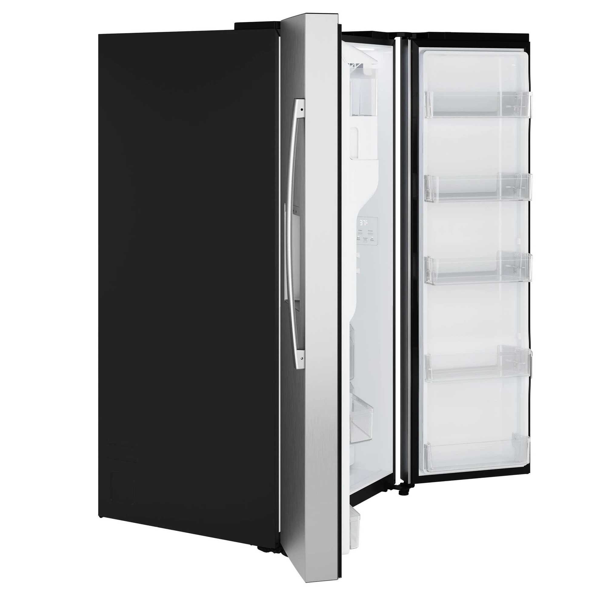 27.9 Cu. Ft. Side-By-Side Refrigerator with Extra Tall Dispenser and In-Door Icemaker GSE28NYYFS