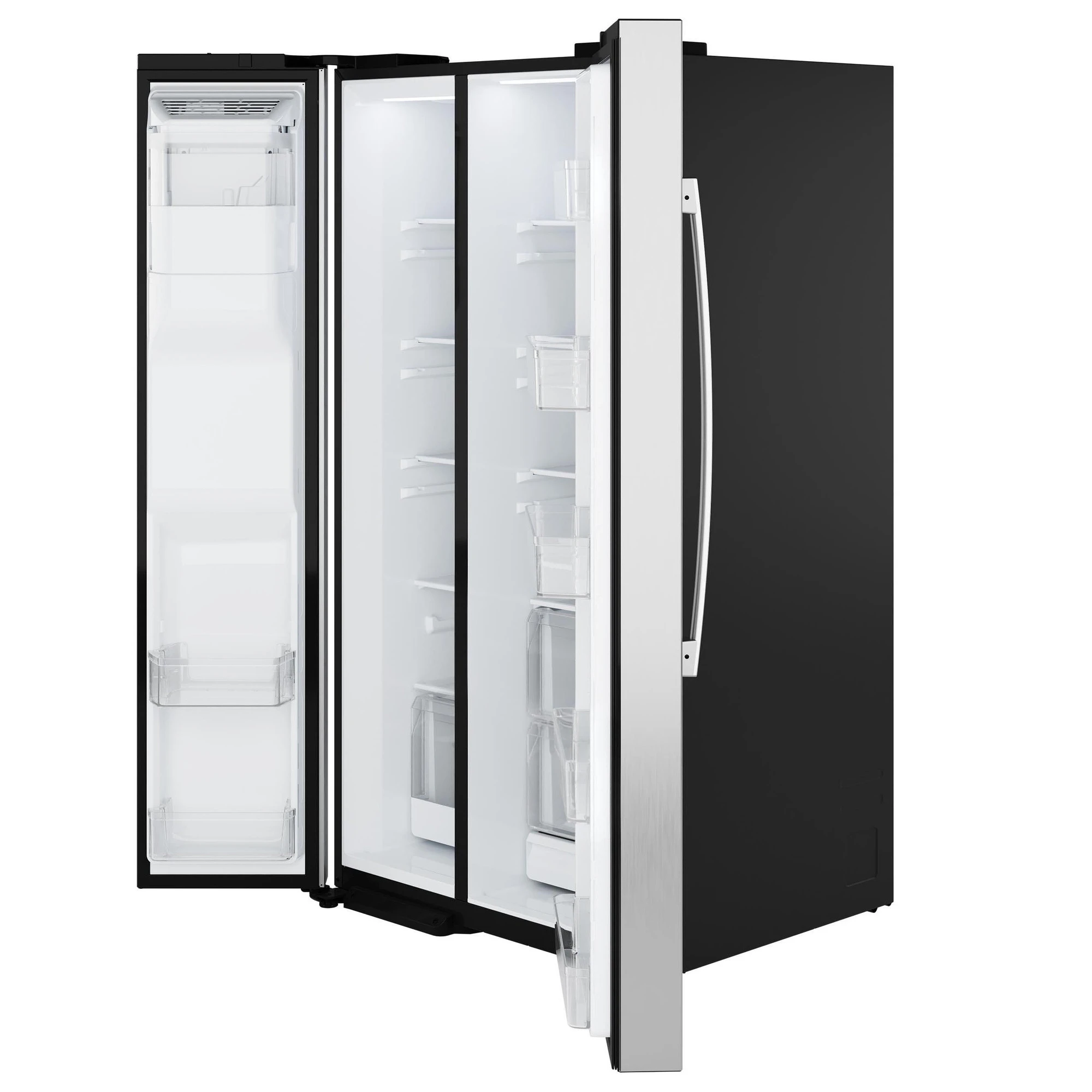27.9 Cu. Ft. Side-By-Side Refrigerator with Extra Tall Dispenser and In-Door Icemaker GSE28NYYFS