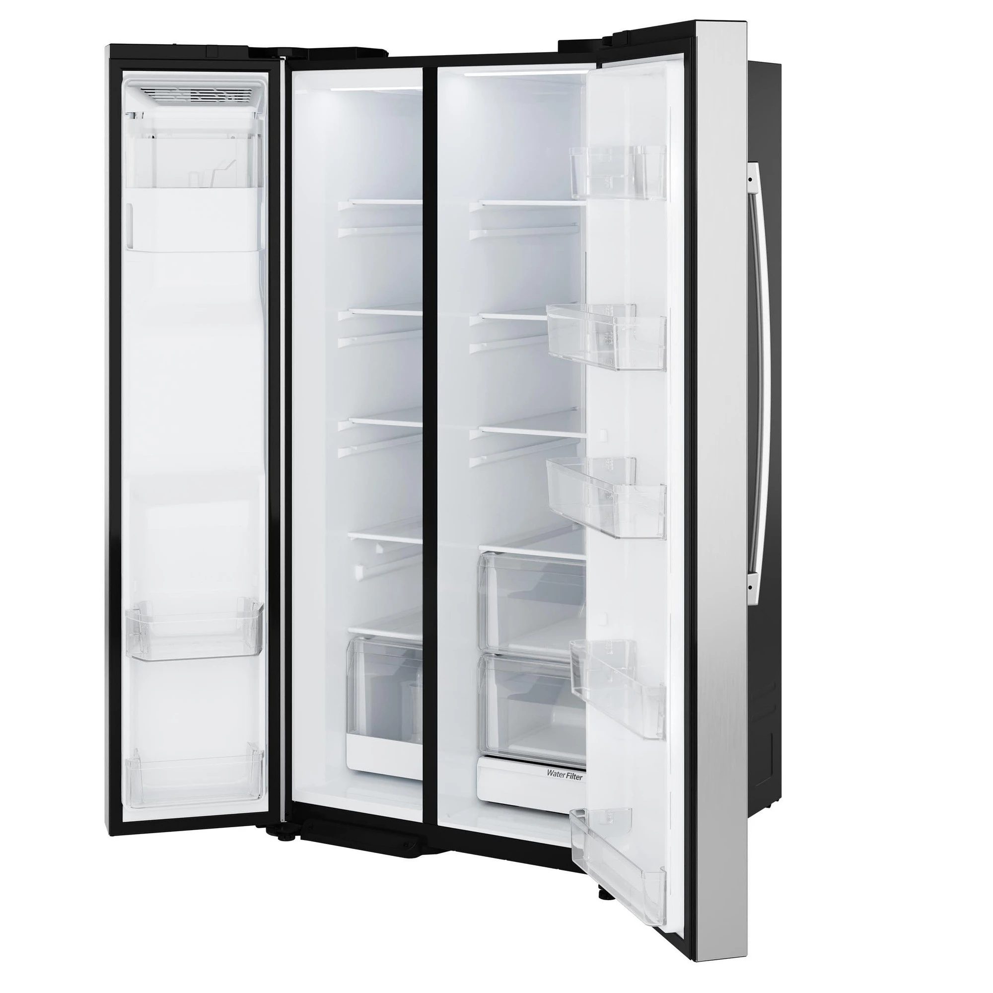 27.9 Cu. Ft. Side-By-Side Refrigerator with Extra Tall Dispenser and In-Door Icemaker GSE28NYYFS